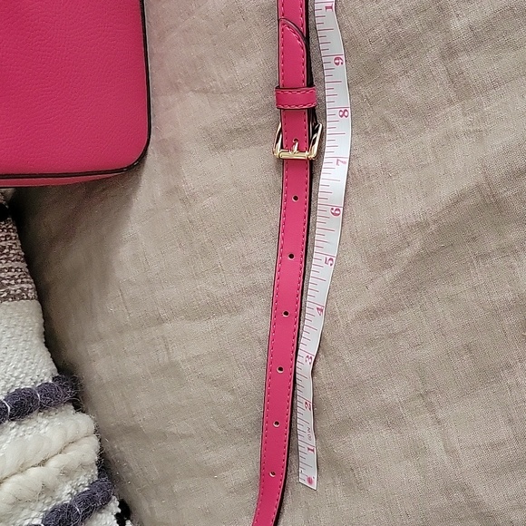 Michael Kors Jet Set Charm Handle/Crossbody Purse, Rubin Red NWT - Picture 11 of 16